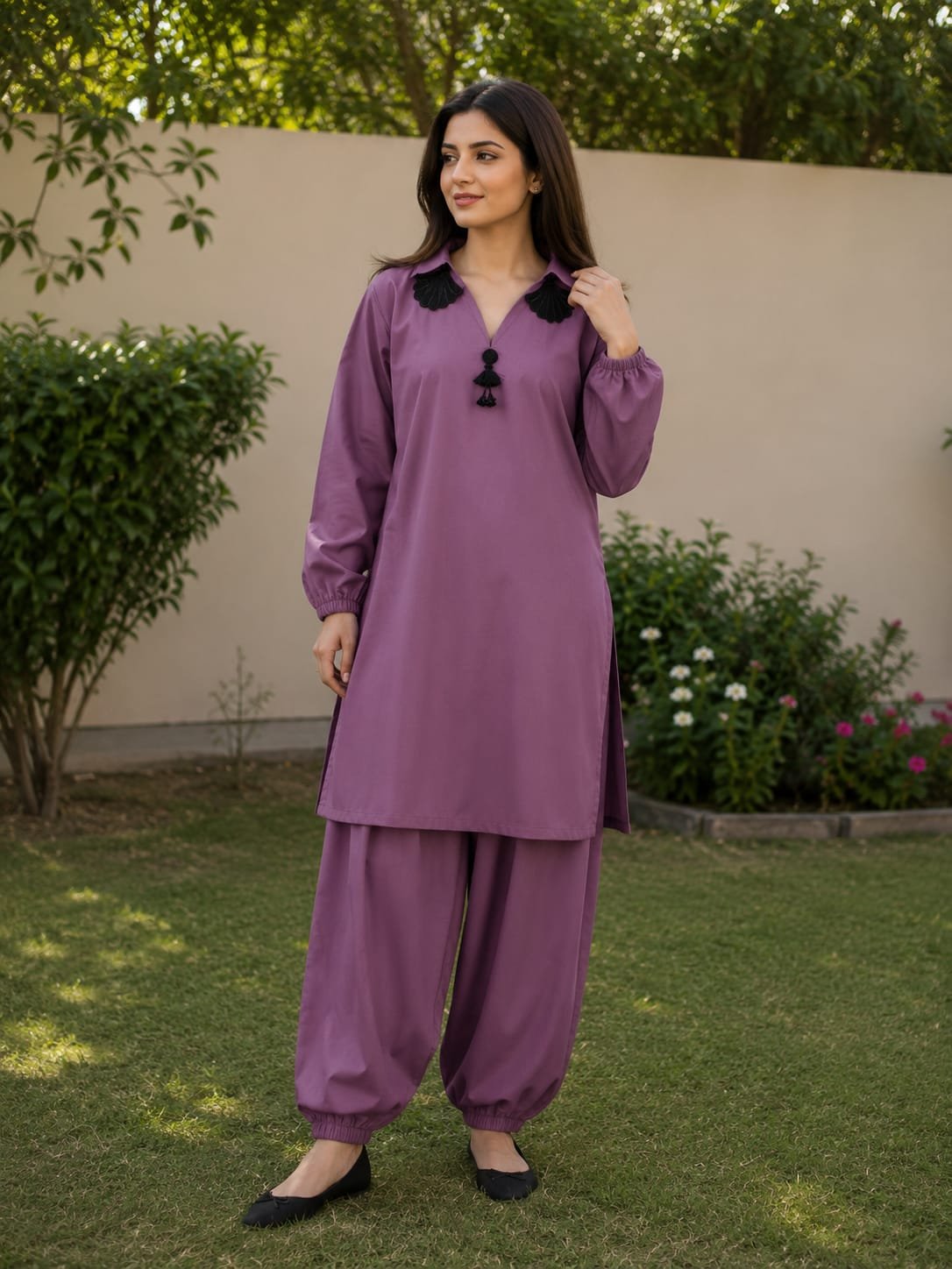 Cotton Lawn 3-Piece Suit
